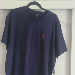 U.S. Polo Assn. Dark Purple Short Sleeve Tee